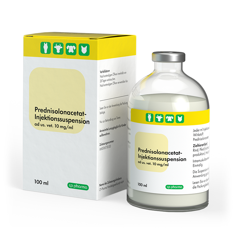 Prednisolonacetat-Inj.-Susp. ad us. vet. 10 mg/ml, 100 ml