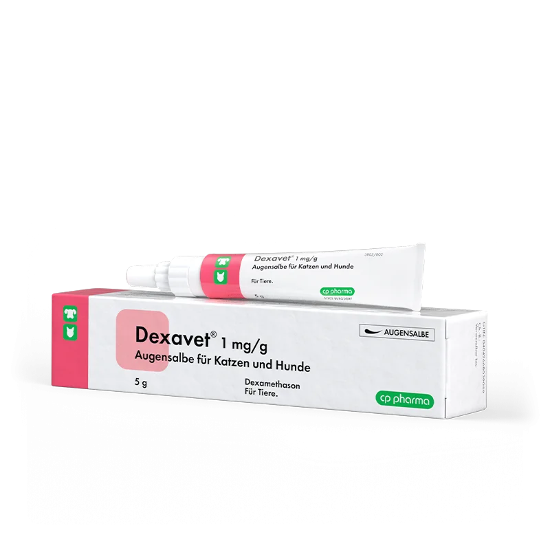 Dexavet 1 mg/g Augensalbe für Katzen und Hunde, 5 g