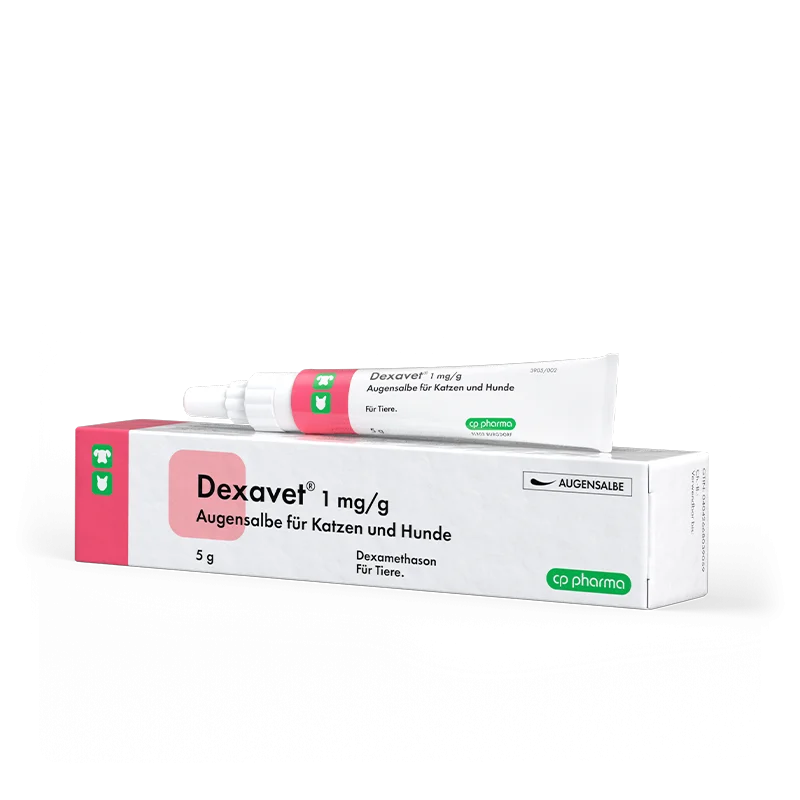 Dexavet 1 mg/g Augensalbe für Katzen und Hunde, 5 g | 3905