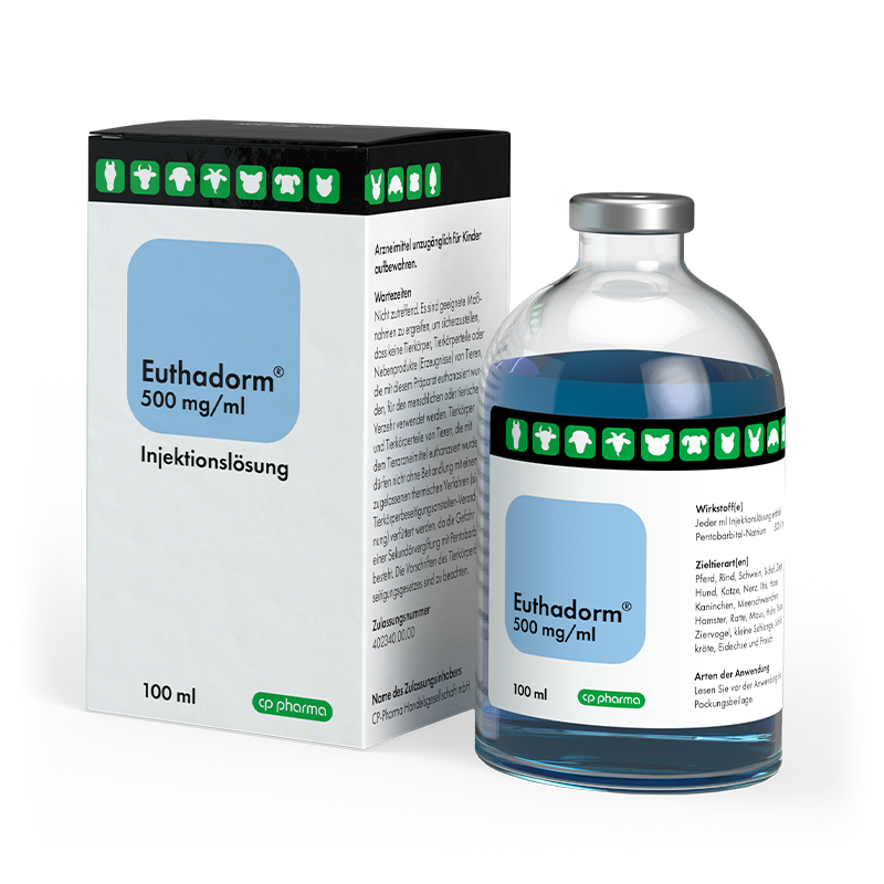Euthadorm 500 mg/ml Injektionslösung, 100 ml