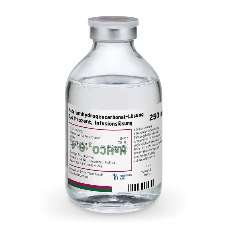 Natrium-Hydrogencarbonat 8,4 % 250 ml GLAS