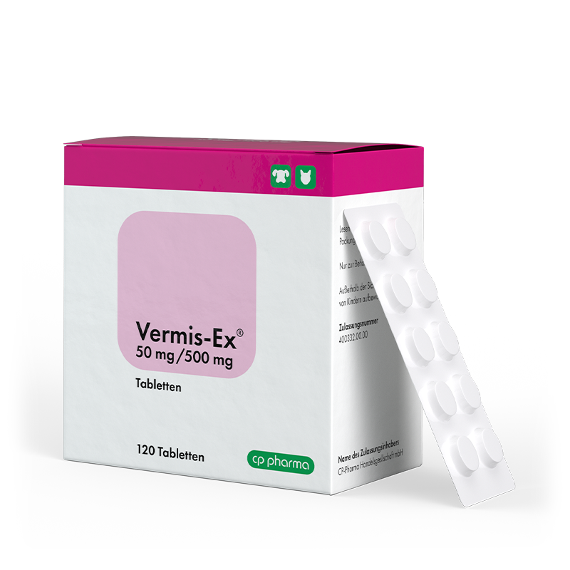 Vermis-Ex 50 mg + 500 mg, 120 Tabl.