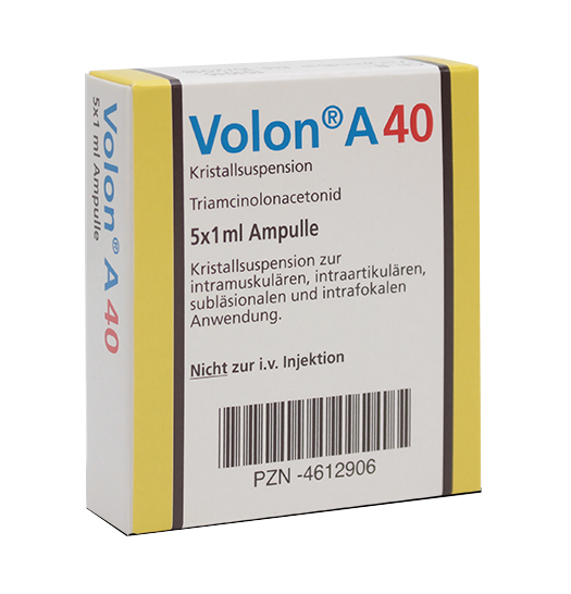 Volon A 40 Dermapharm, 5 x 1 ml Ampullen