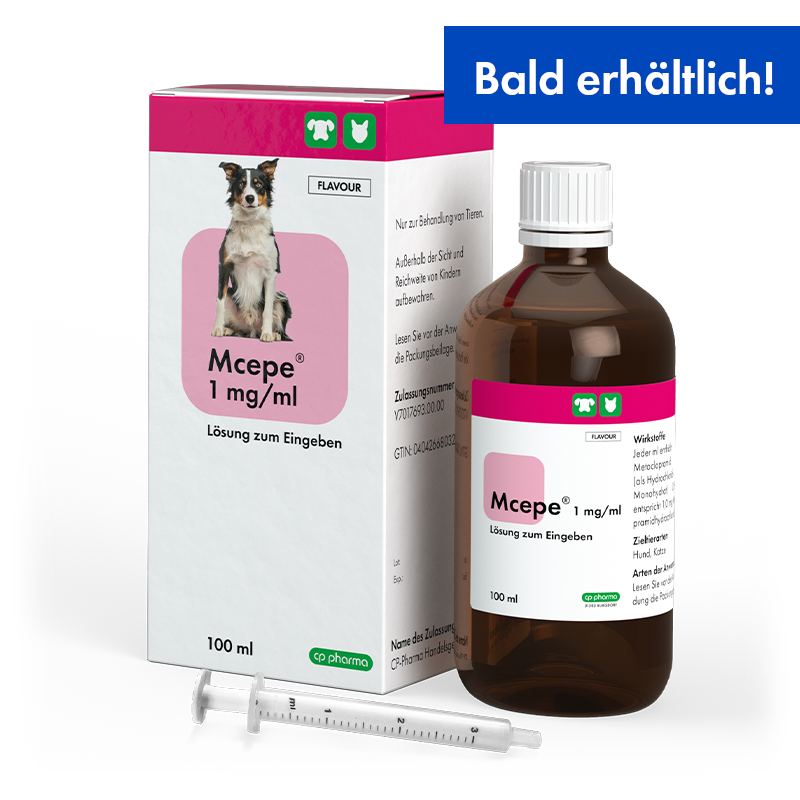 Mcepe 1 mg/ml orale Lösung für Hunde und Katzen, 100 ml