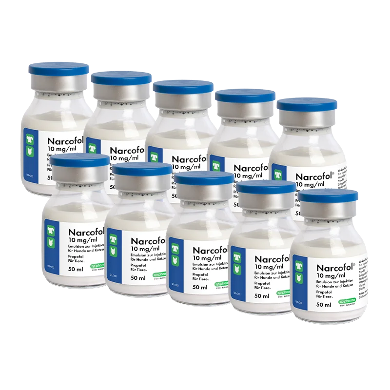 Narcofol 10 mg/ml, 10 x 50 ml Durchstechflaschen