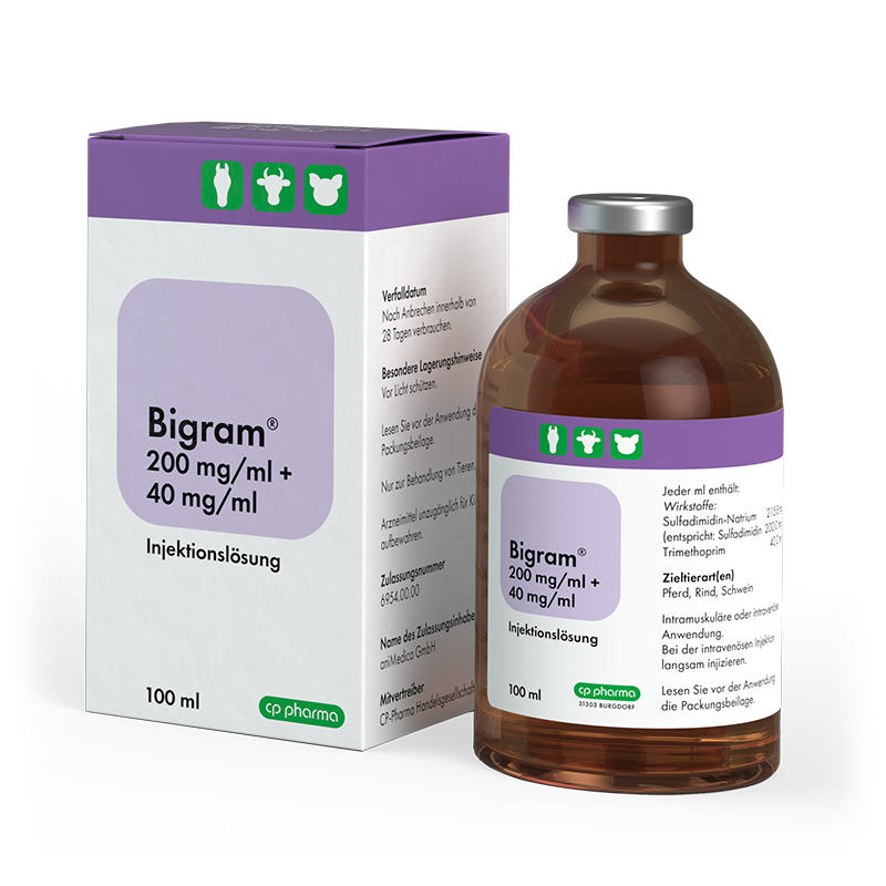 Bigram 200 mg/ml + 40 mg/ml, 100 ml