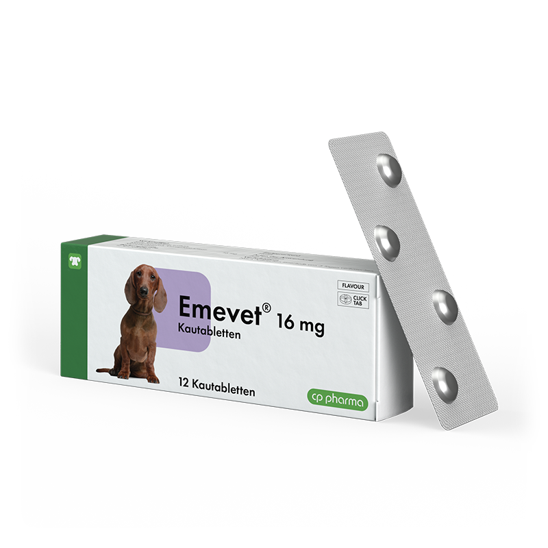 Emevet Kautabletten 16 mg, 3x4 Tabl.