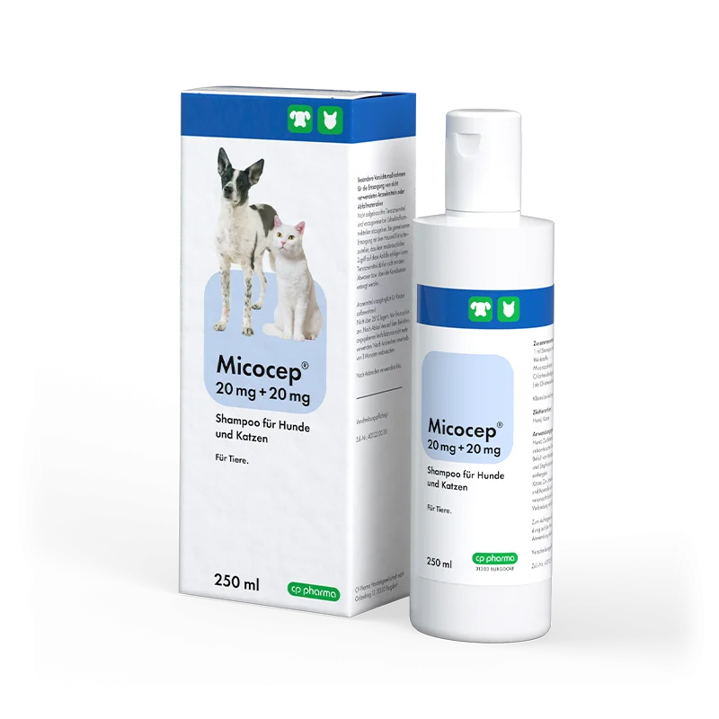 Micocep 20 mg + 20 mg Shampoo, 250 ml