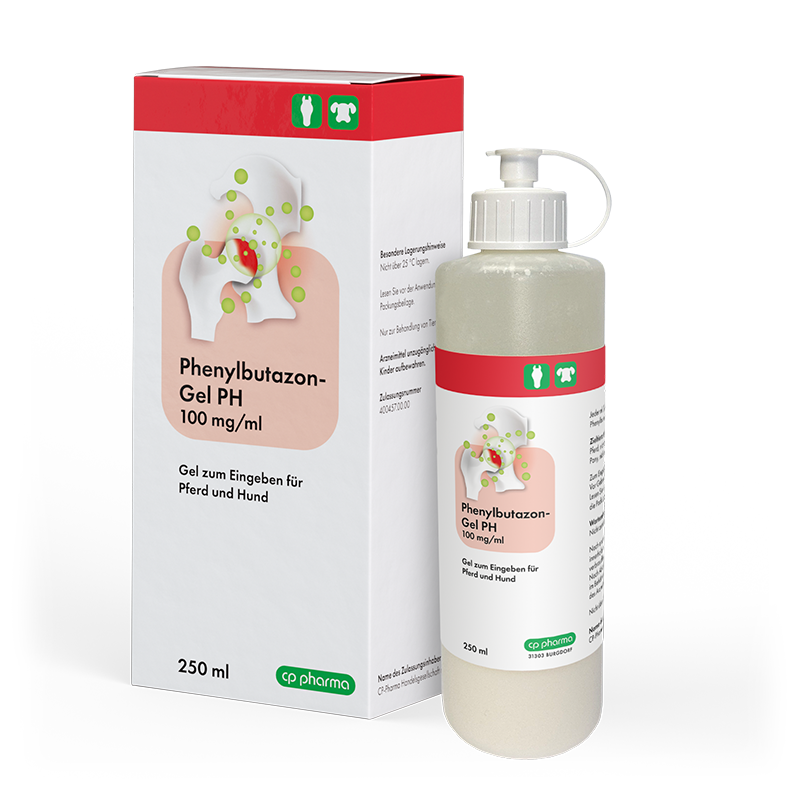 Phenylbutazon-Gel PH 100 mg/ml zum Eingeben, 250 ml