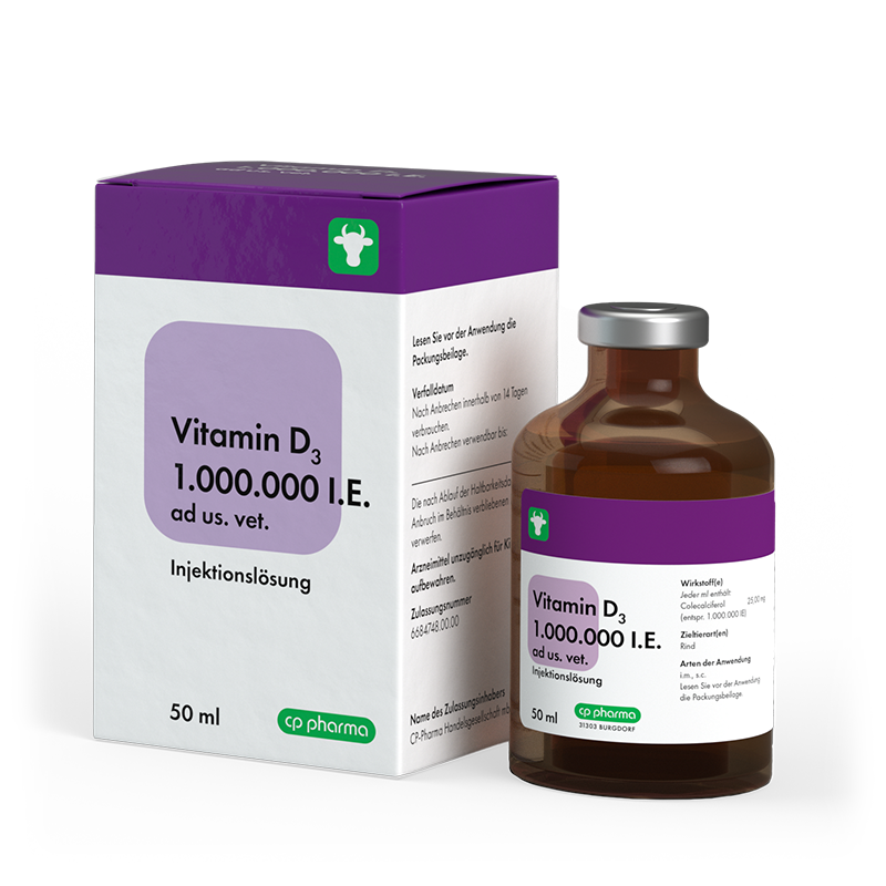 Vitamin D3 1.000.000 I.E. ad us. vet., 50 ml
