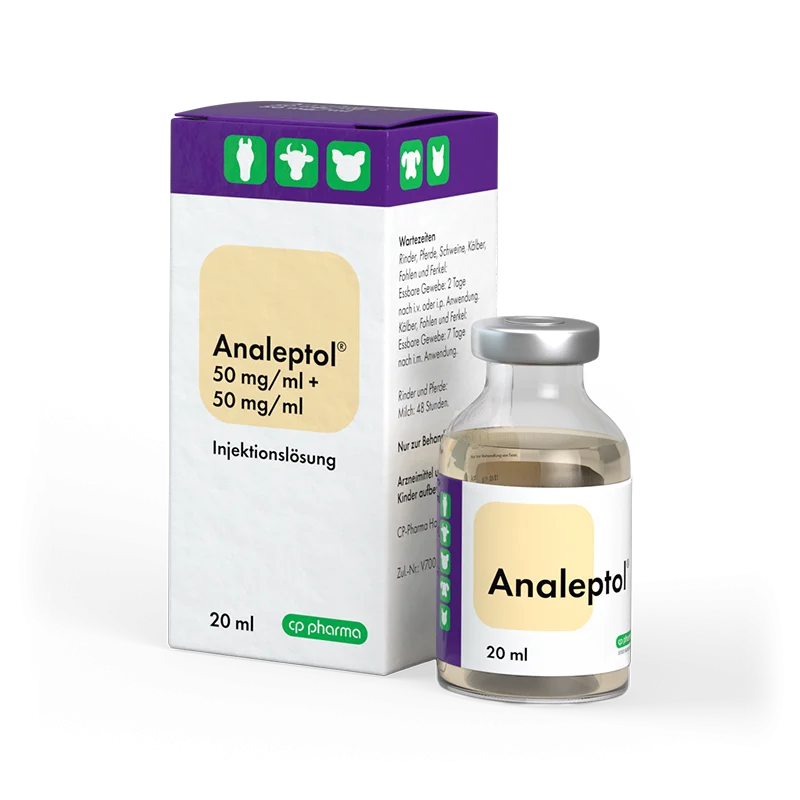 Analeptol 50 mg/ml + 50 mg/ml, 20 ml