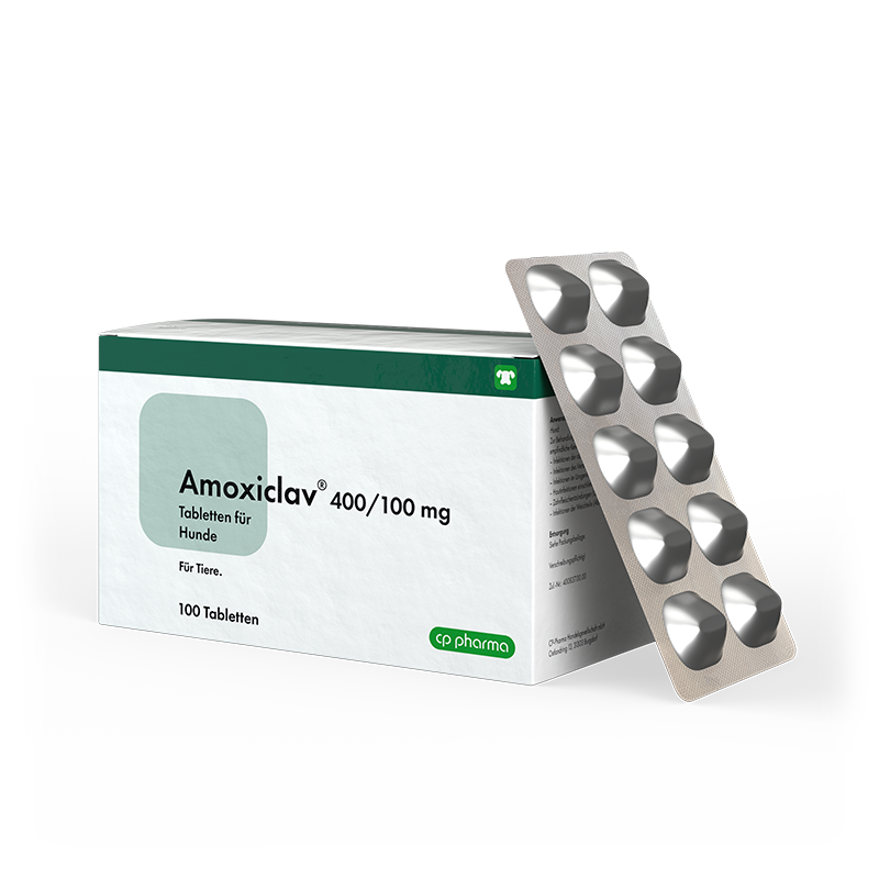 Amoxiclav 400/100 mg, 100 Tabletten