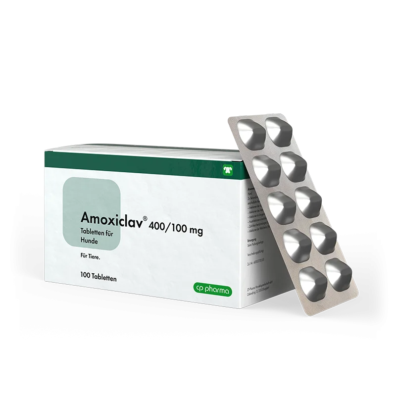 Amoxiclav 400/100 mg, 100 Tabletten