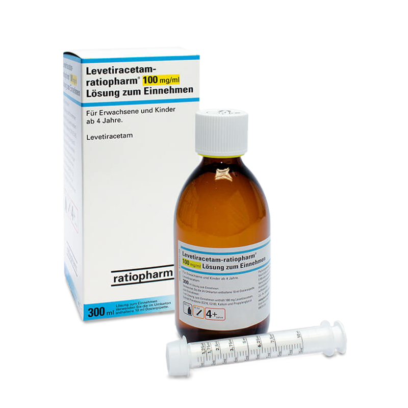 Levetiracetam-ratiopharm 100 mg/ml, 300 ml - Orale Lösung