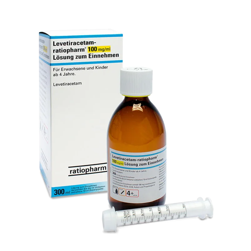 Levetiracetam-ratiopharm 100 mg/ml, 300 ml - Orale Lösung