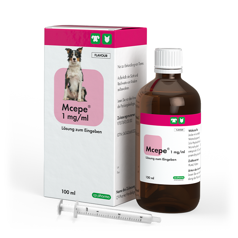 Mcepe 1 mg/ml orale Lösung für Hunde und Katzen, 100 ml
