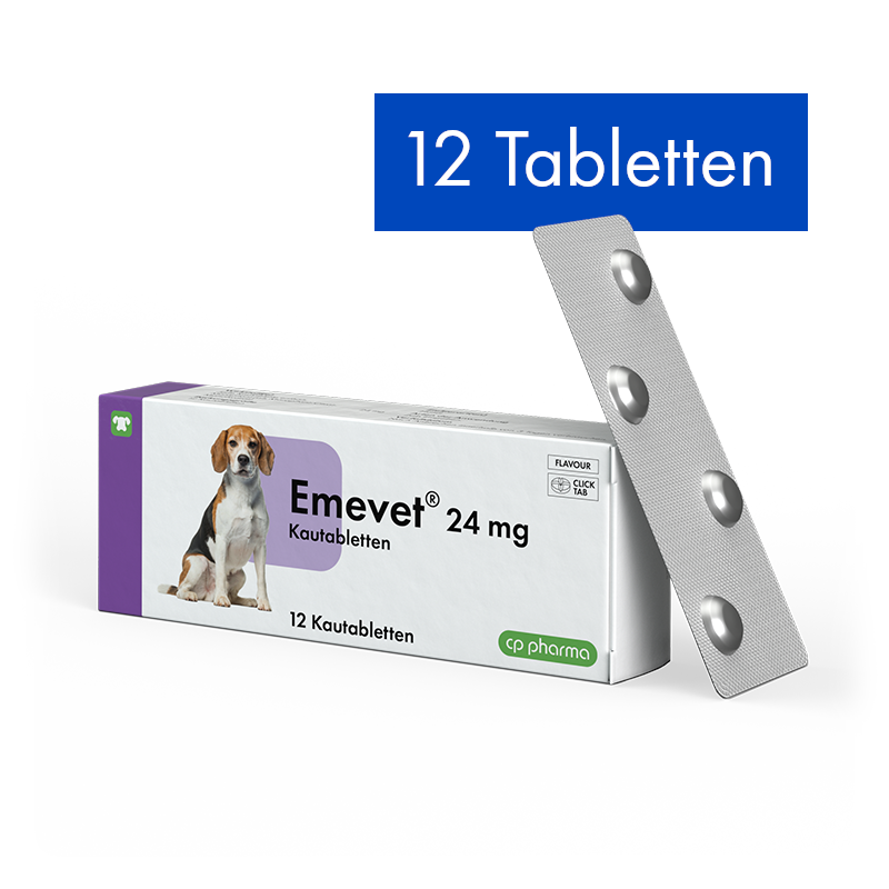 Emevet Kautabletten 24 mg, 3x4 Tabl.