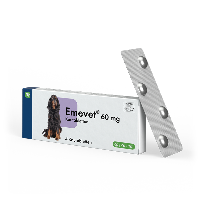 Emevet Kautabletten 60 mg, 4 Tabl.