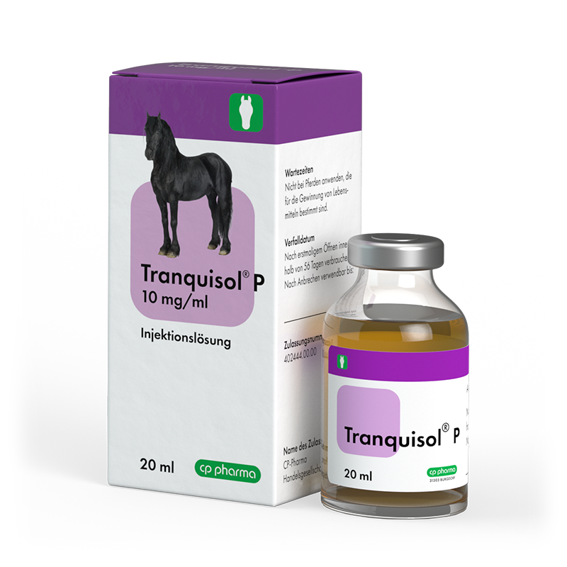 Tranquisol P 10 mg/ml Injektionslösung für Pferde, 20 ml
