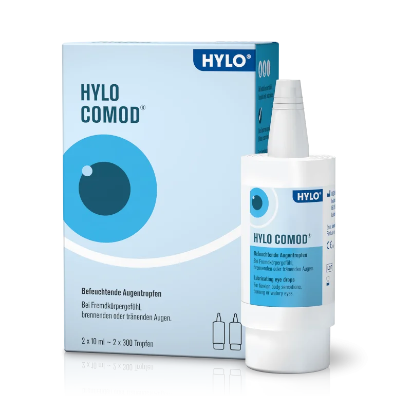 HYLO COMOD Augentropfen, 2 x 10 ml