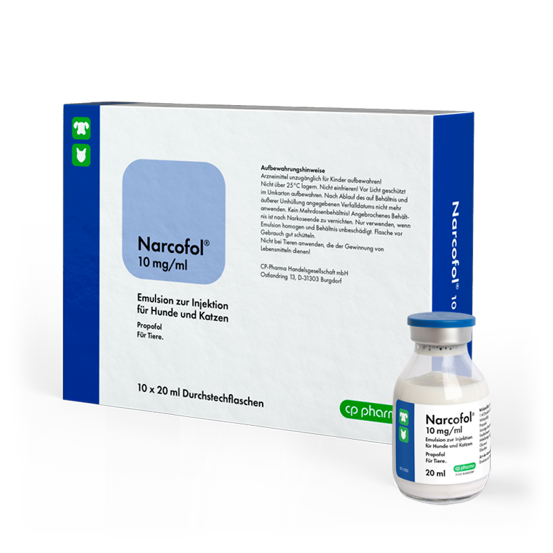 Narcofol 10 mg/ml, 10 x 20 ml Durchstechflaschen