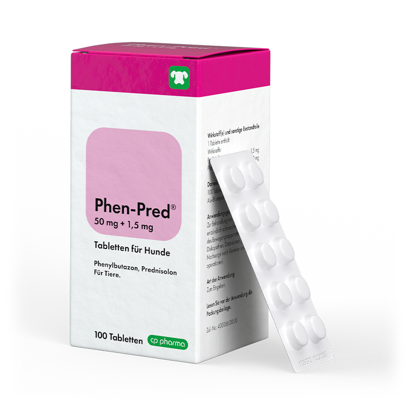 Phen-Pred 50 mg + 1,5 mg, 100 Tabletten