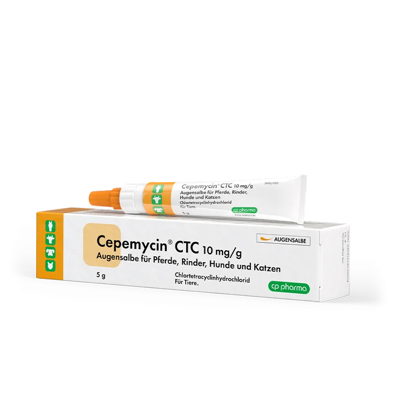 Cepemycin CTC 10 mg/g, 5 g Augensalbe