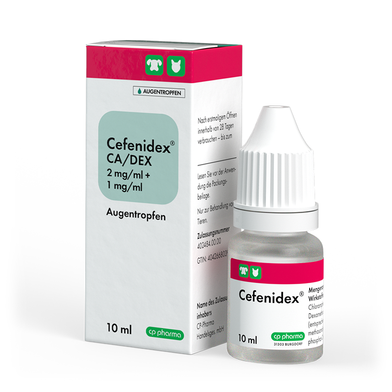 Cefenidex CA/DEX 2 mg/ml + 1 mg/ml Augentropfen, 10 ml