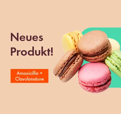 Produkt mit Amoxicillin & Clavulansäure | → Fachinfo anfordern