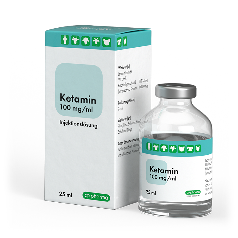 Ketamin 100 mg/ml, 25 ml