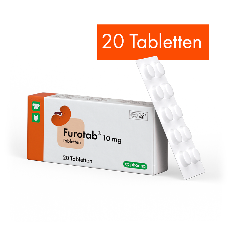 Furotab 10 mg Tabl. für Hunde und Katzen, 20 Tabletten