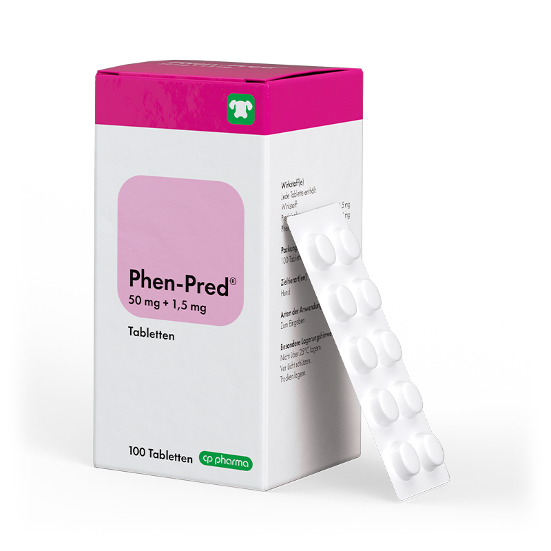 Phen-Pred 50 mg + 1,5 mg, 100 Tabletten
