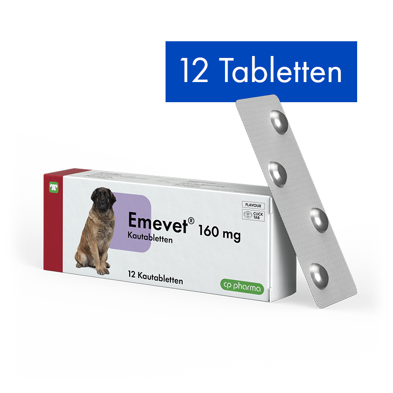 Emevet Kautabletten 160 mg, 3x4 Tabl.