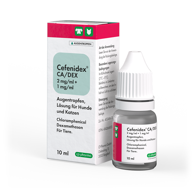 Cefenidex CA/DEX 2 mg/ml + 1 mg/ml Augentropfen, 10 ml