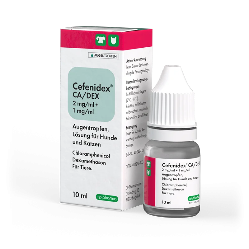 Cefenidex CA/DEX 2 mg/ml + 1 mg/ml Augentropfen, 10 ml