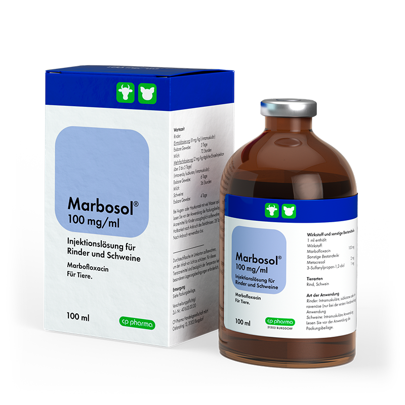 Marbosol 100 mg/ml Injektionslösung, 100 ml