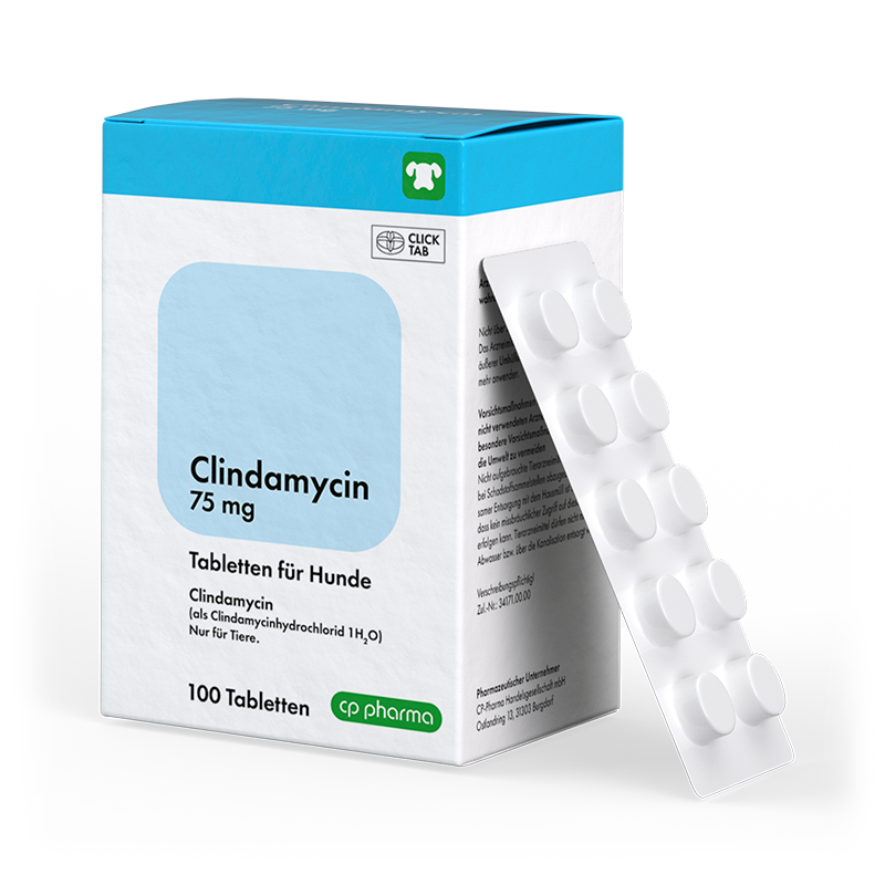 Clindamycin 75 mg, 100 Tabl.