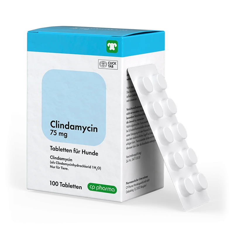 Clindamycin 75 mg, 100 Tabl.