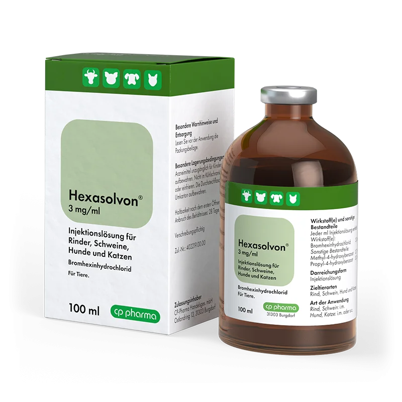 Hexasolvon 3 mg/ml Injektionslösung, 100 ml