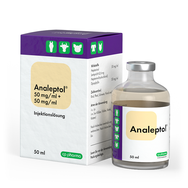 Analeptol 50 mg/ml + 50 mg/ml, 50 ml