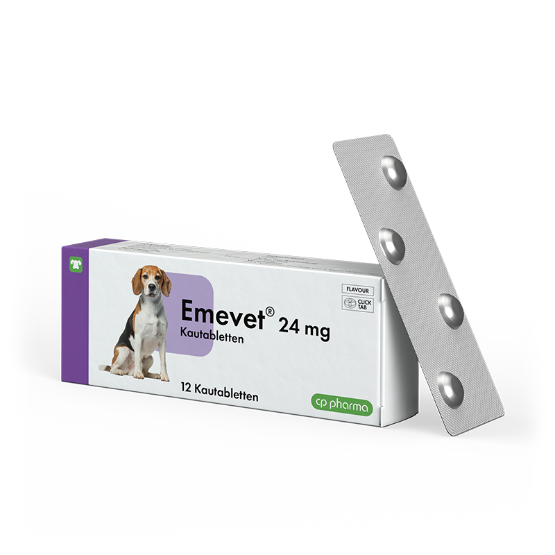 Emevet Kautabletten 24 mg, 3x4 Tabl.