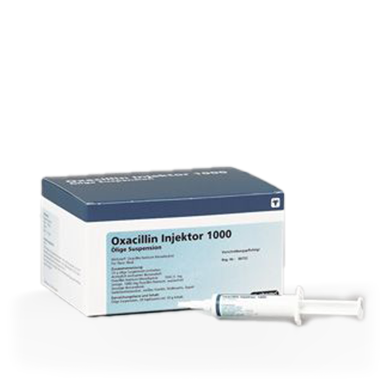 Oxacillin-Na 1000 mg Euterinjektor,  20 x 10 g
