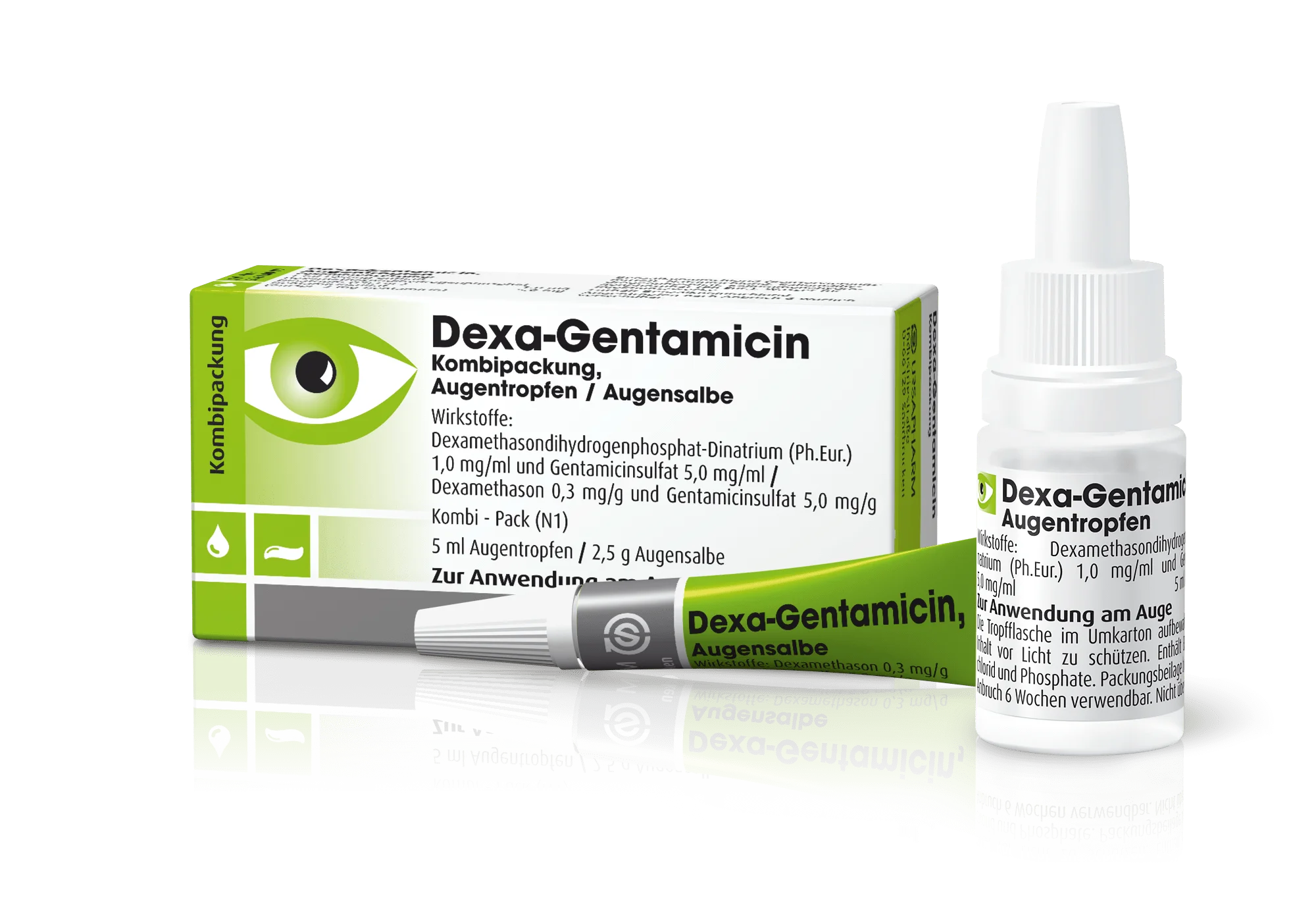 DEXA-GENTAMICIN Kombipack, 5 ml + 2,5 g