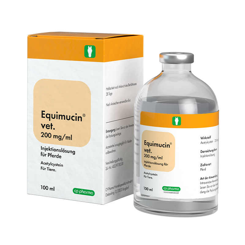 Equimucin vet. 200 mg/ml Injektionslösung, 100 ml