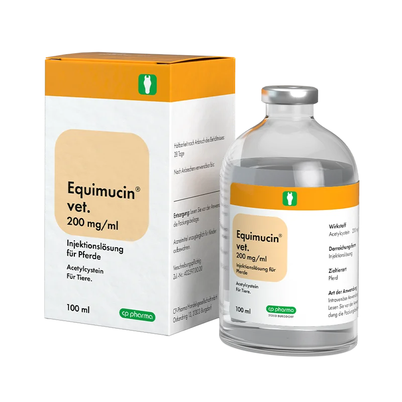 Equimucin vet. 200 mg/ml Injektionslösung, 100 ml