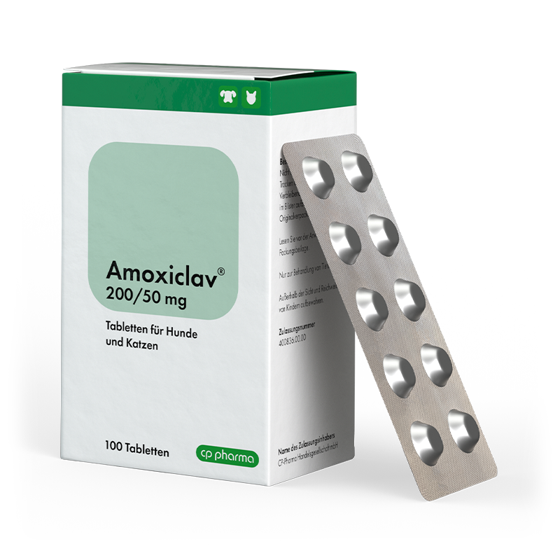 Amoxiclav 200/50 mg, 100 Tabletten