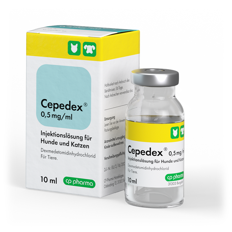Cepedex 0,5 mg/ml Injektionslösung für Hunde und Katzen, 10 ml
