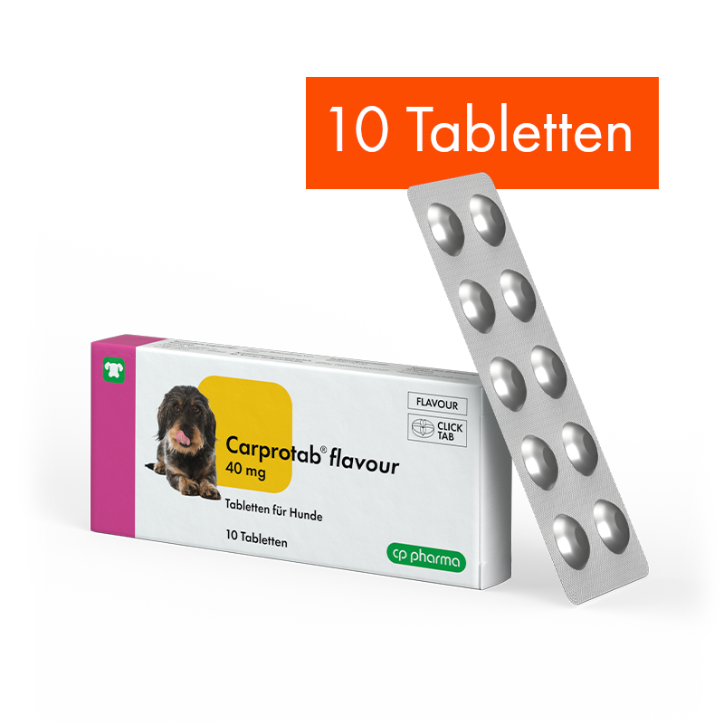 Carprotab flavour 40 mg, 10 Tabletten