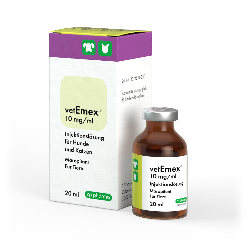 vetEmex 10 mg/ml Injektionslösung für Hunde und Katze, 20 ml