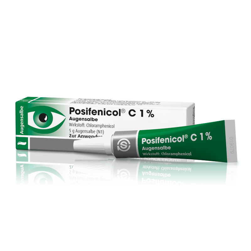 POSIFENICOL C 1 % Augensalbe, 5 g